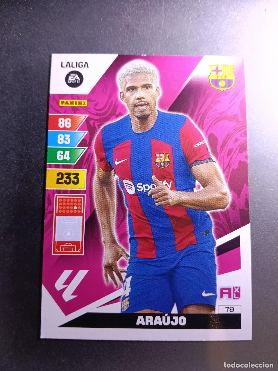 Coleccionismo cromos antiguos: ADRENALYN XL ARAUJO 79 BARCELONA CROMO LIGA 2023 2024 23 24 PANINI