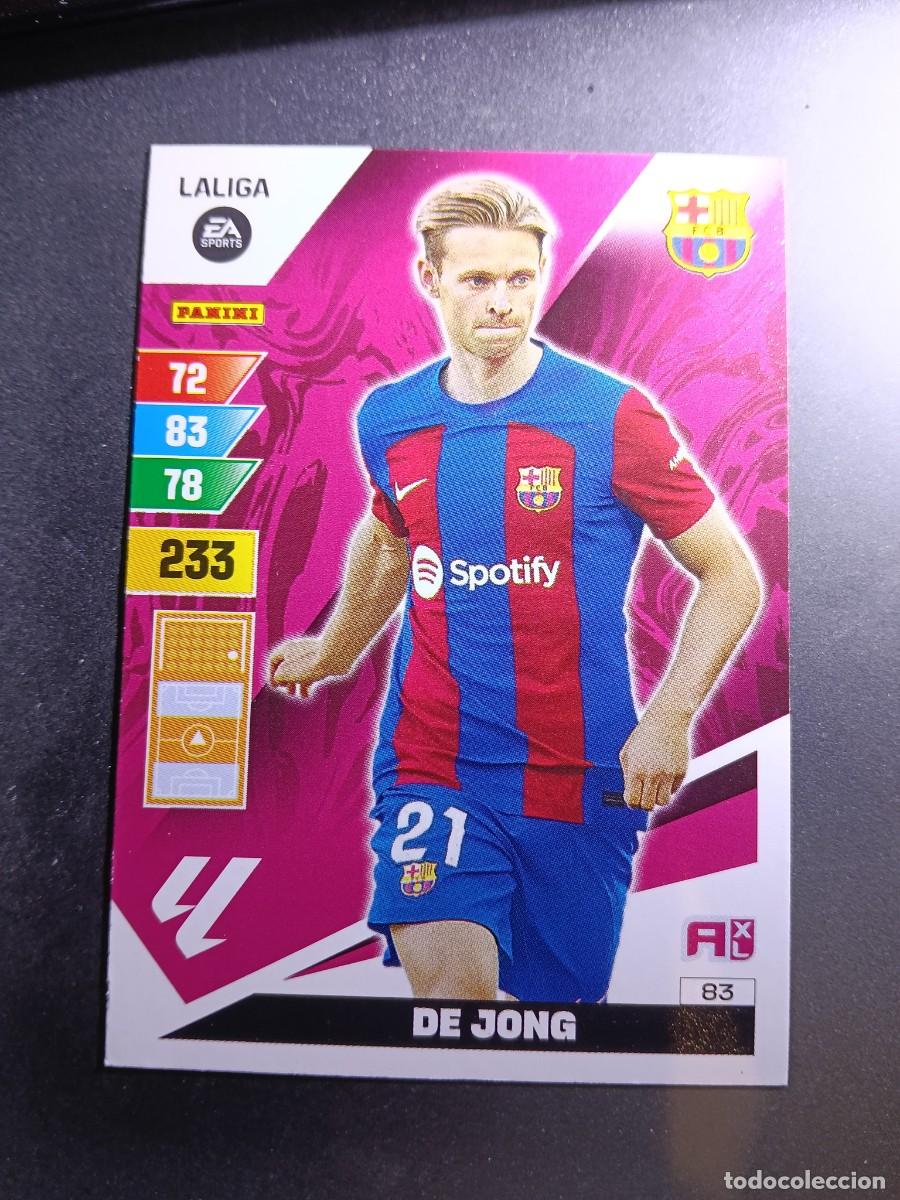 Collectable Antique Stickers: ADRENALYN XL DE JONG 83 BARCELONA CROMO LIGA 2023 2024 23 24 PANINI