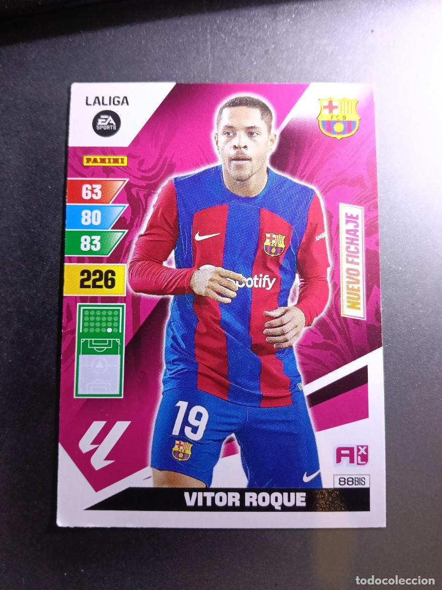 Collectable Antique Stickers: ADRENALYN XL VITOR ROQUE 88 BIS NUEVO FICHAJE BARCELONA CROMO LIGA 2023 2024 23 24 PANINI