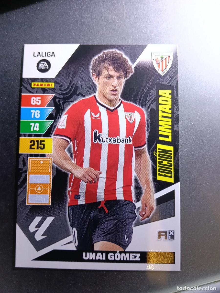 Coleccionismo cromos antiguos: ADRENALYN XL UNAI GOMEZ EDICI&Oacute;N LIMITADA ATHLETIC CLUB DE BILBAO CROMO LIGA 2023 2024 23 24 PANINI