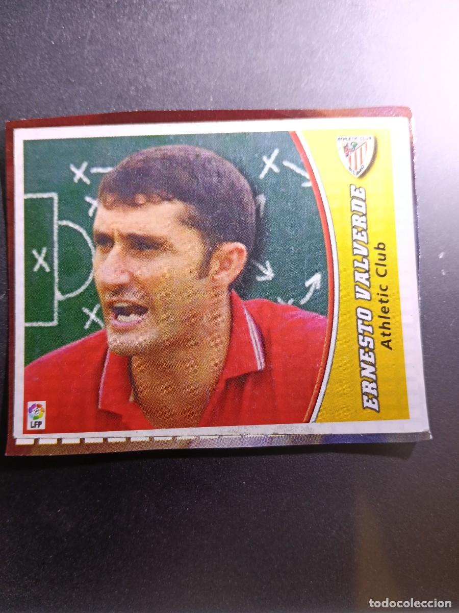 Coleccionismo cromos antiguos: CROMO ERNESTO VALVERDE ENTRENADOR ATHLETIC CLUB DE BILBAO LIGA 2003 2004 03 04 ESTE PANINI RECORTADO