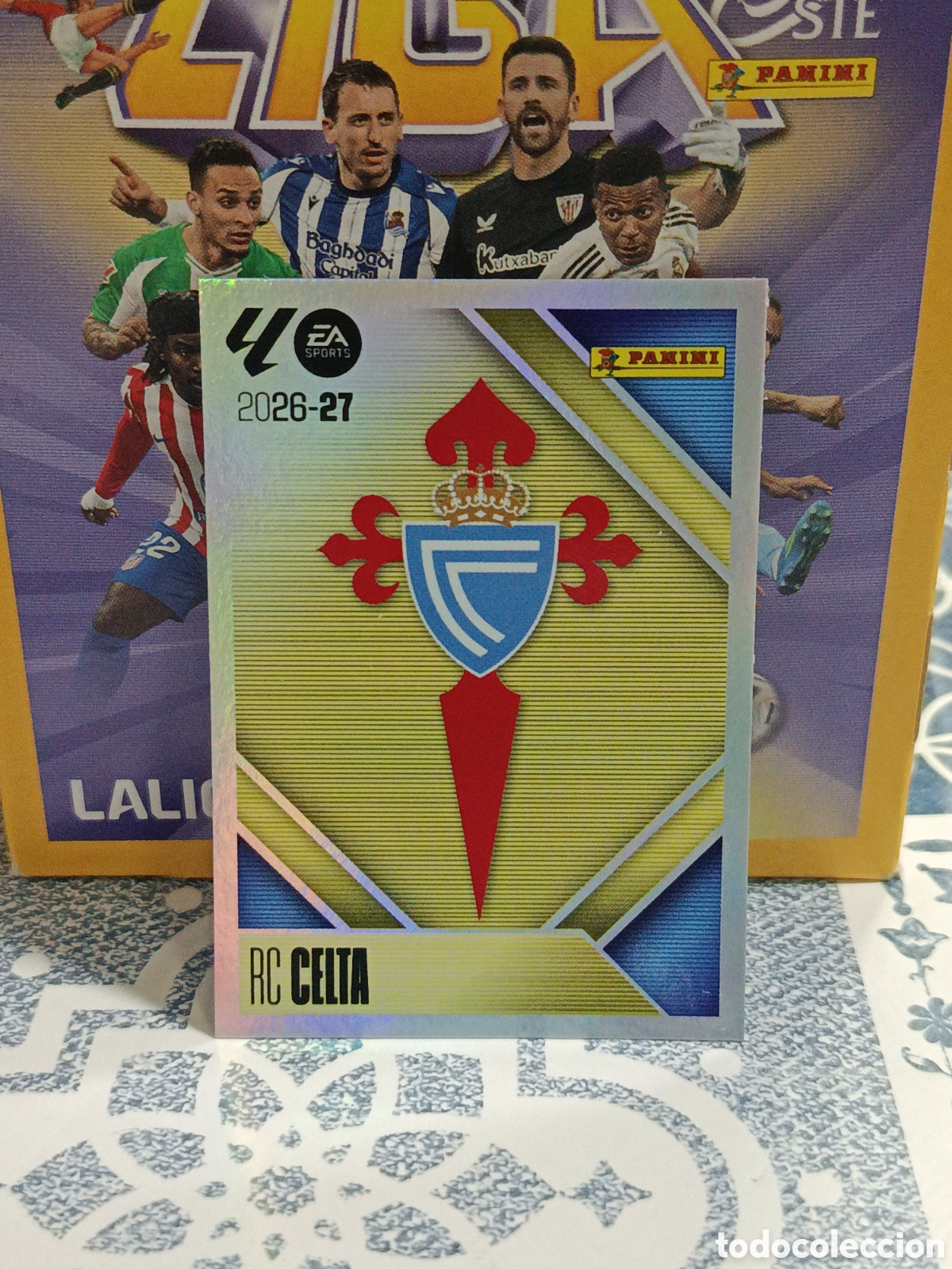 Sammeln alte Sammelbilder: ESCUDO CELTA N&ordm; 1 LIGA ESTE 26 27 2026 2027 PANINI