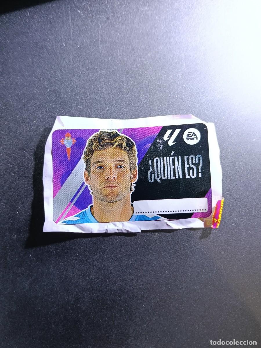 Coleccionismo cromos antiguos: CROMO MARCOS ALONSO &iquest;QUIEN ES? CELTA DE VIGO CHICLE LIGA 2025 2026 25 26 ESTE PANINI NUNCA PEGADO