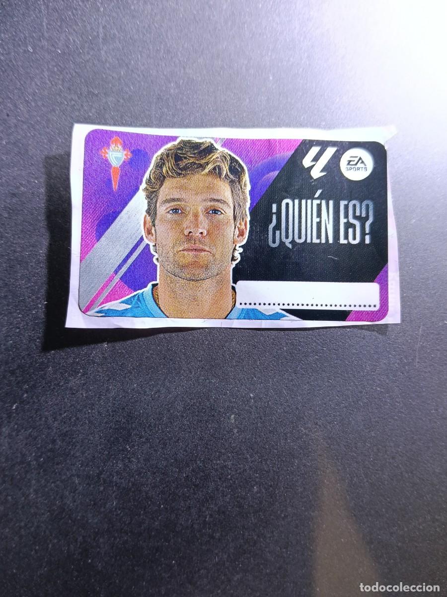 Coleccionismo cromos antiguos: CROMO MARCOS ALONSO &iquest;QUIEN ES? CELTA DE VIGO CHICLE LIGA 2025 2026 25 26 ESTE PANINI NUNCA PEGADO
