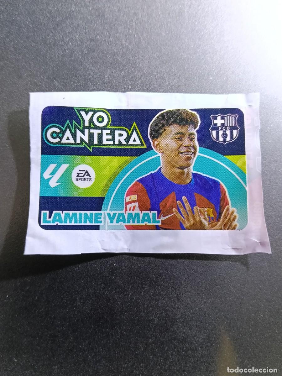 Coleccionismo cromos antiguos: CROMO LAMINE YAMAL YO CANTERA BARCELONA CHICLE LIGA 2024 2025 24 25 ESTE PANINI NUNCA PEGADO
