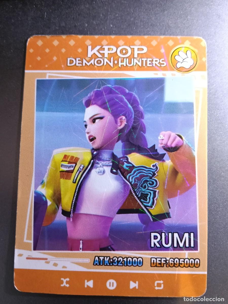 Sammeln alte Sammelbilder: CROMO K-POP DEMON HUNTERS RUMI CARTA NARANJA