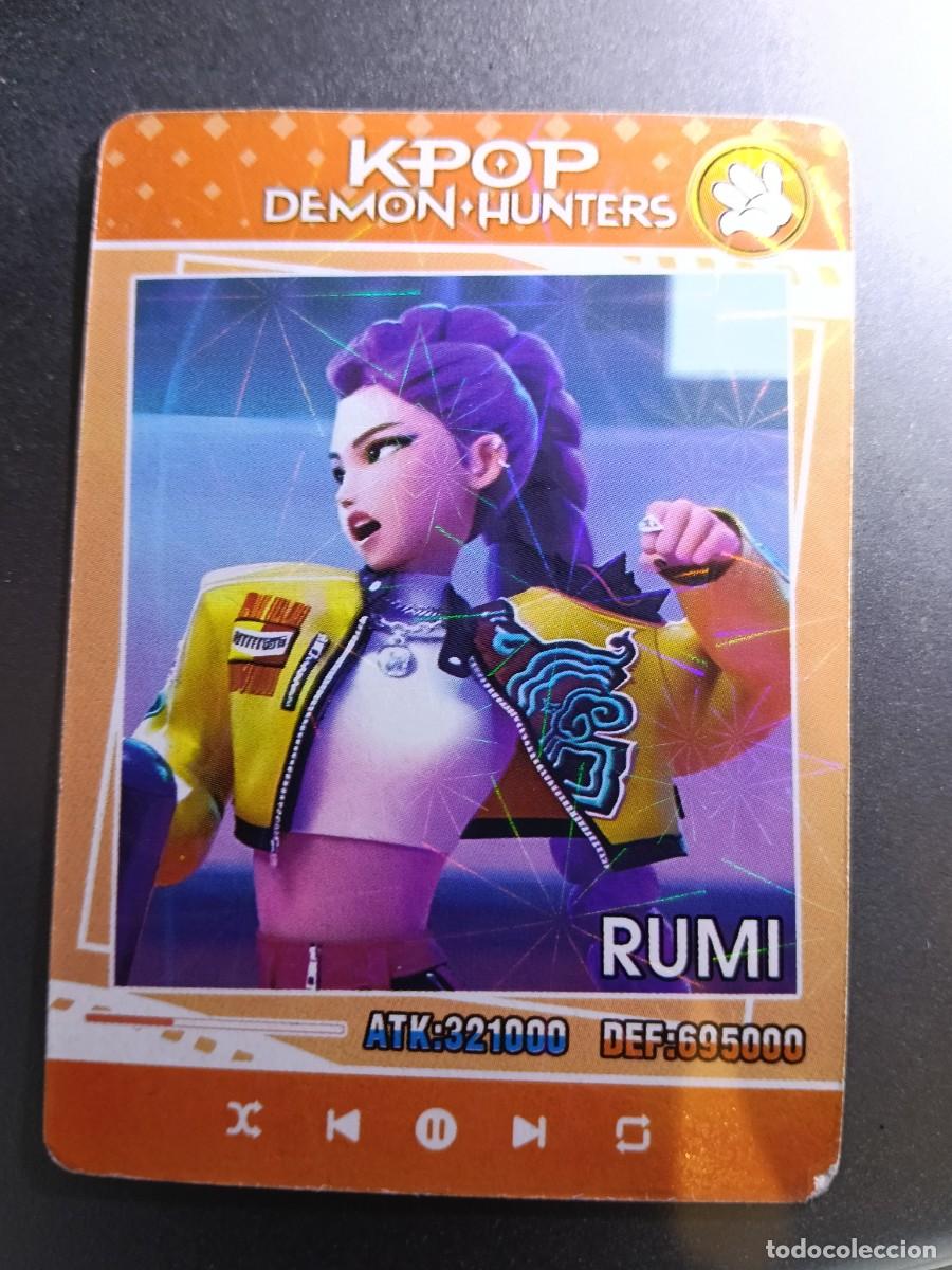 Sammeln alte Sammelbilder: CROMO K-POP DEMON HUNTERS RUMI CARTA NARANJA