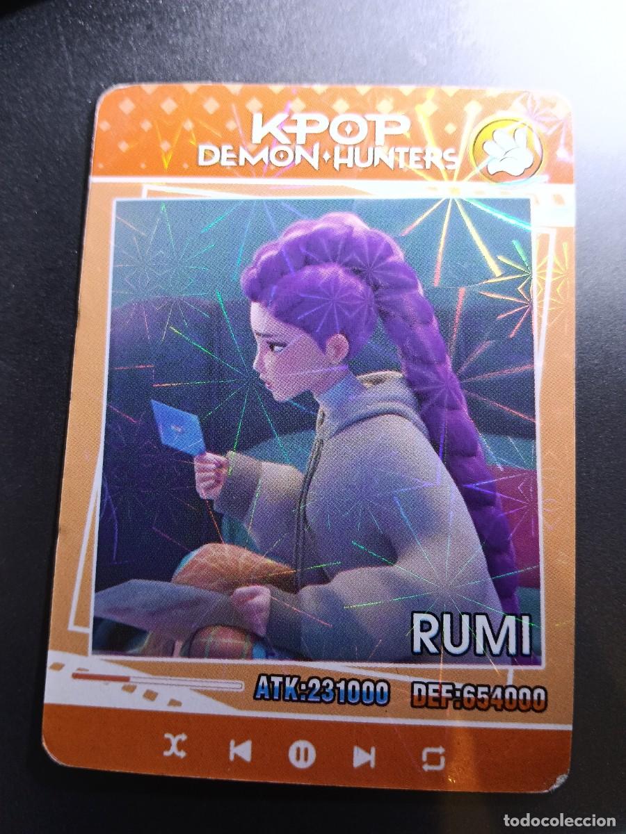 Sammeln alte Sammelbilder: CROMO K-POP DEMON HUNTERS RUMI CARTA NARANJA