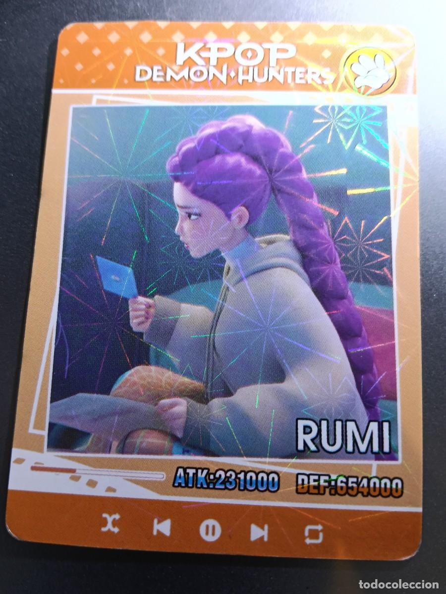 Sammeln alte Sammelbilder: CROMO K-POP DEMON HUNTERS RUMI CARTA NARANJA
