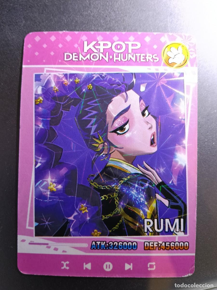 Coleccionismo cromos antiguos: CROMO K-POP DEMON HUNTERS RUMI CARTA ROSA