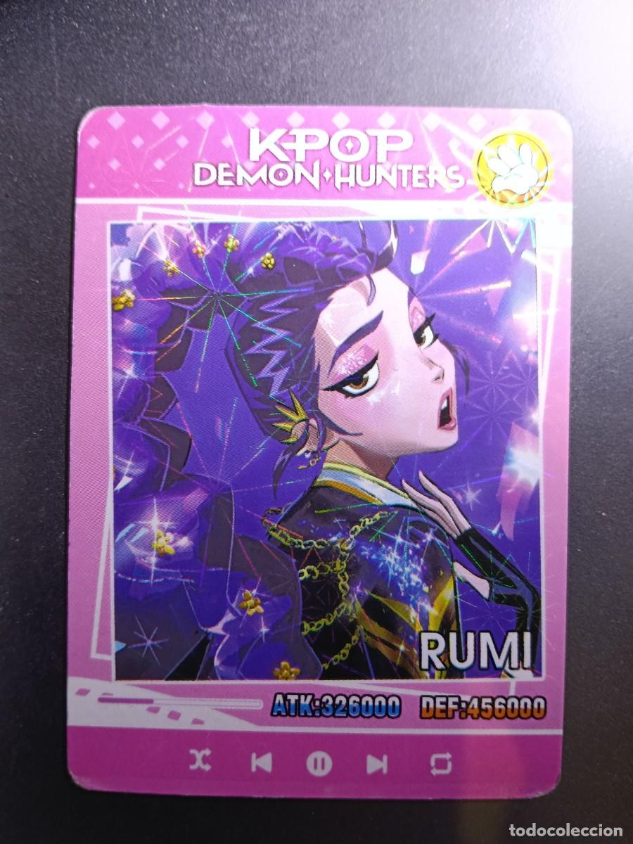 Coleccionismo cromos antiguos: CROMO K-POP DEMON HUNTERS RUMI CARTA ROSA