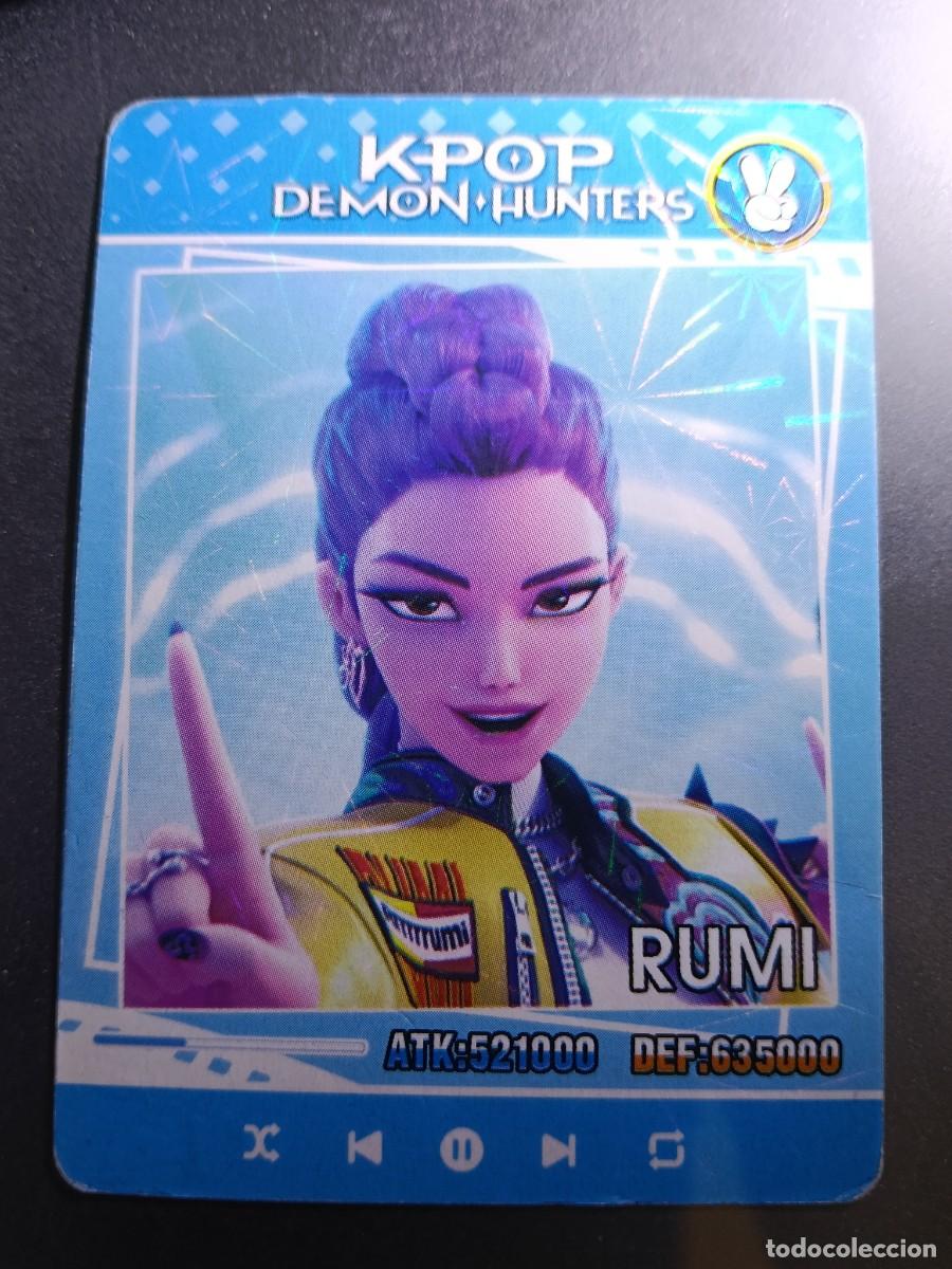 Collectionnisme Cartes &agrave; collectionner anciennes: CROMO K-POP DEMON HUNTERS RUMI CARTA AZUL