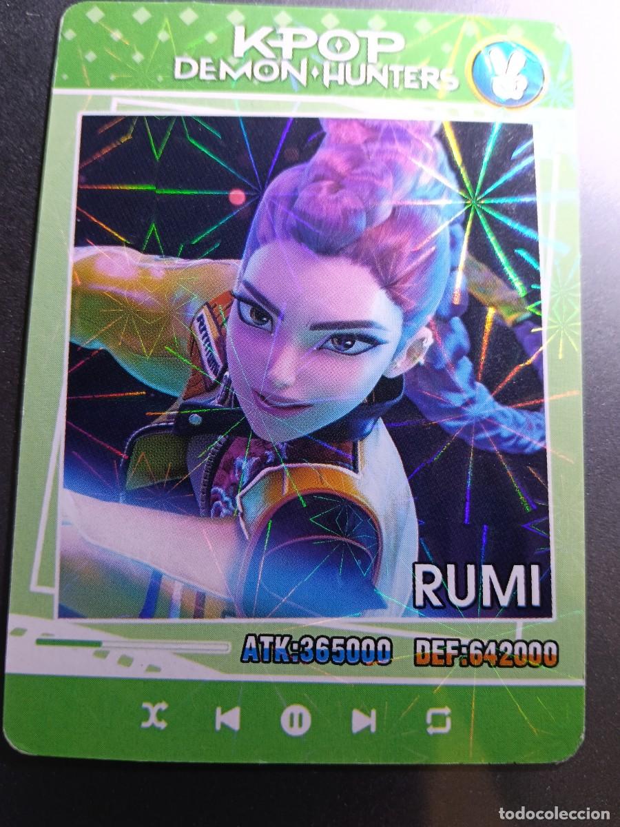 Collectionnisme Cartes &agrave; collectionner anciennes: CROMO K-POP DEMON HUNTERS RUMI CARTA VERDE