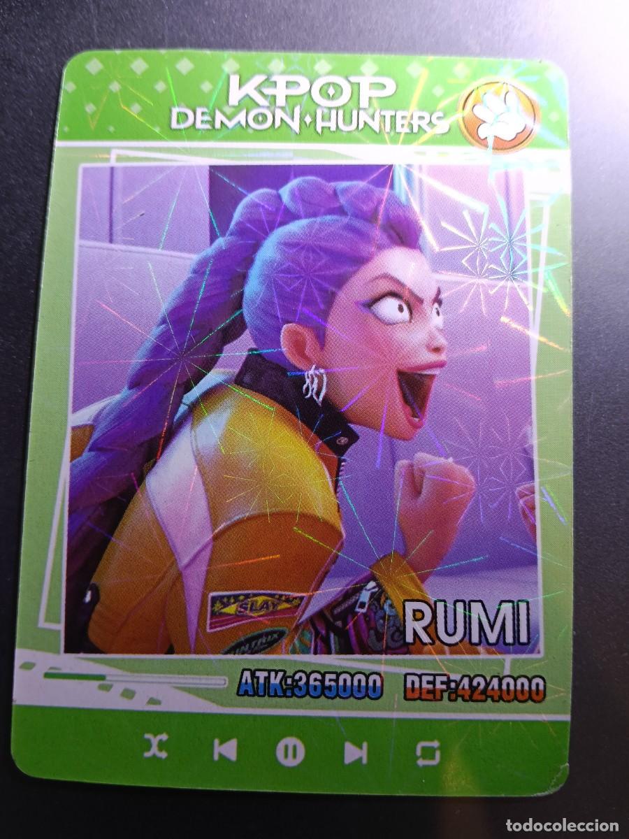 Collectionnisme Cartes &agrave; collectionner anciennes: CROMO K-POP DEMON HUNTERS RUMI CARTA VERDE