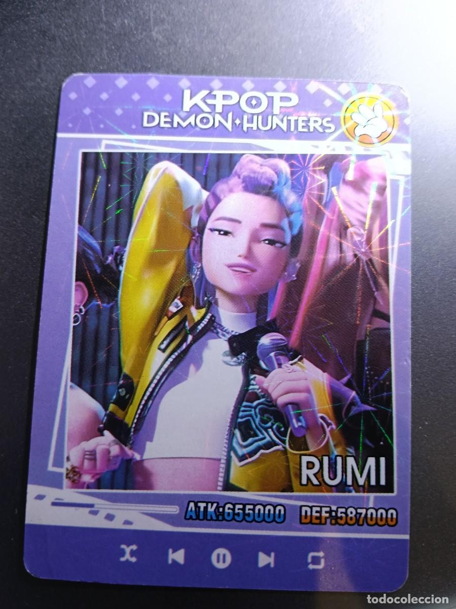 Colecionismo Cromos antigos: CROMO K-POP DEMON HUNTERS RUMI CARTA MORADO