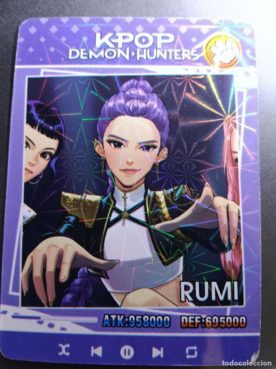 Colecionismo Cromos antigos: CROMO K-POP DEMON HUNTERS RUMI CARTA MORADO