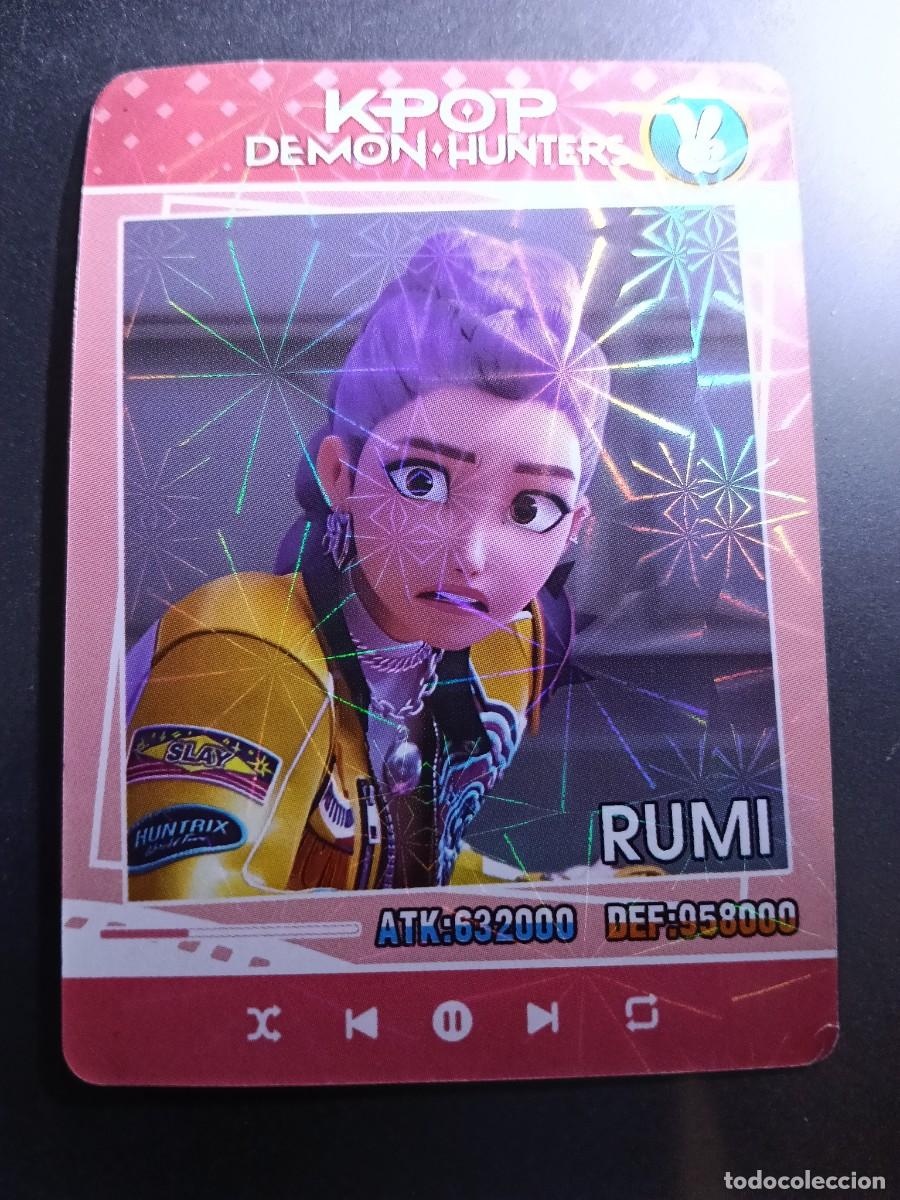 Colecionismo Cromos antigos: CROMO K-POP DEMON HUNTERS RUMI CARTA ROJO