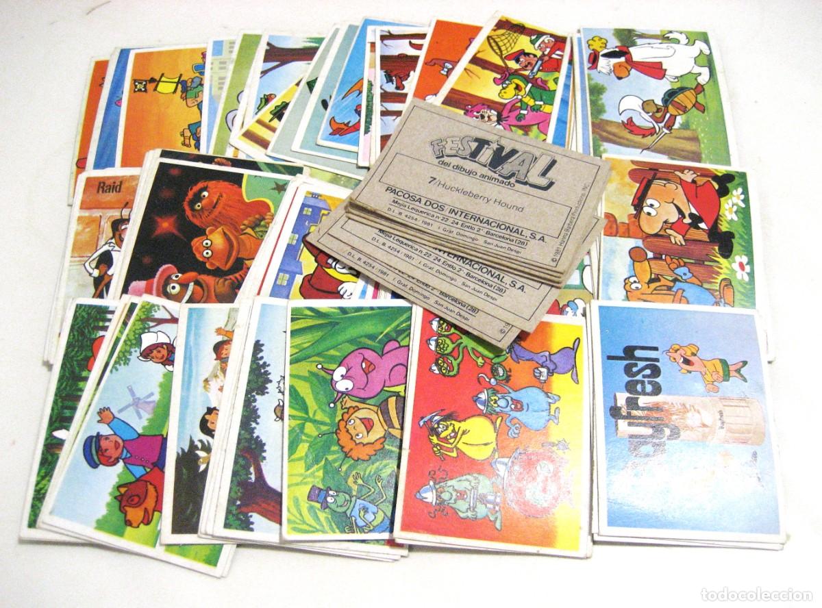 Sammeln alte Sammelbilder: LOTE DE 93 CROMOS FESTIVAL DEL DIBUJO ANIMADO. PACOSA DOS, 1981.