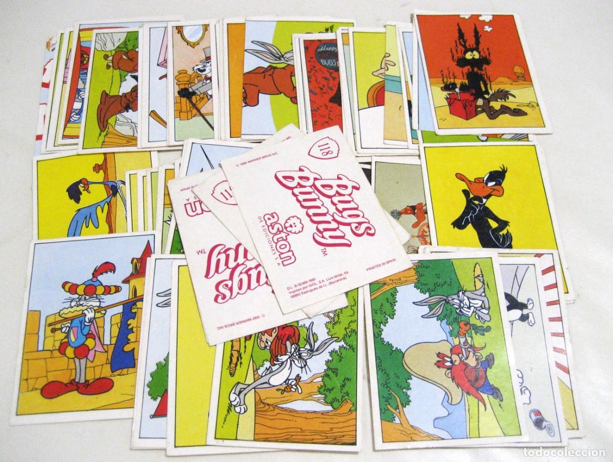 Colecionismo Cromos antigos: LOTE DE 60 CROMOS BUGS BUNNY. ASTON, 1990.