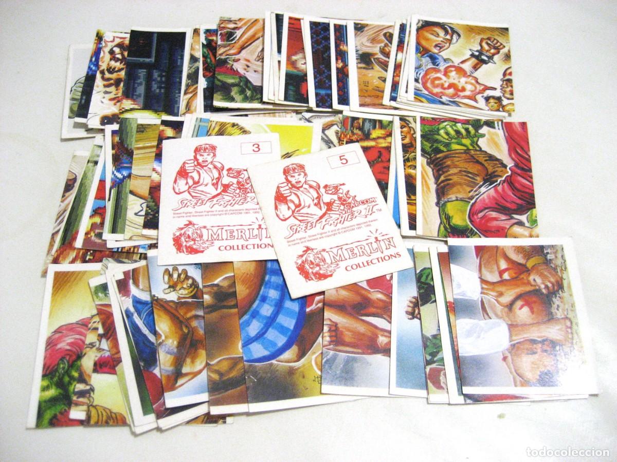 Collezionismo Figurine antiche: LOTE DE 80 CROMOS STREET FIGHTER II. MERLIN, 1992.