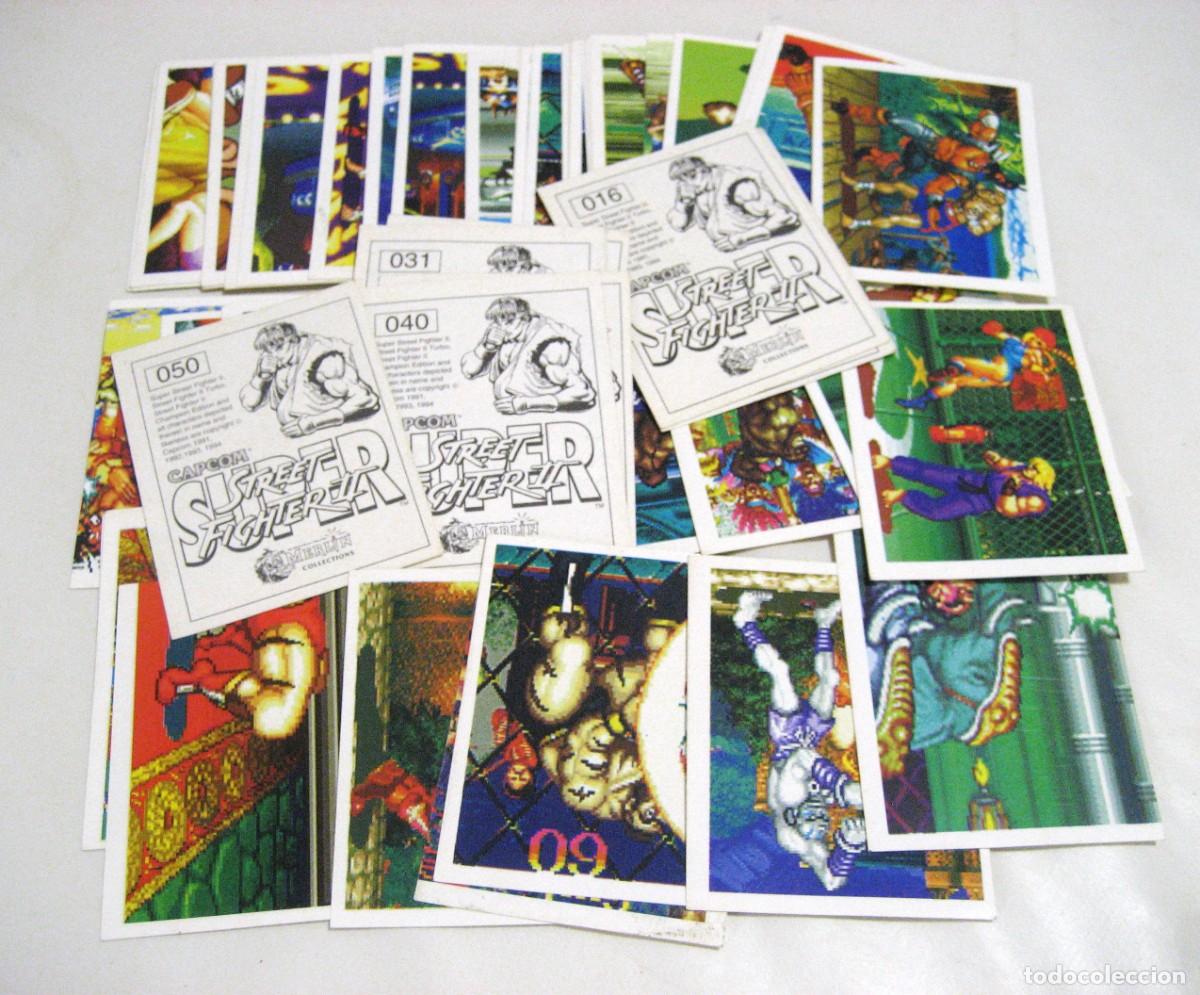 Collezionismo Figurine antiche: LOTE DE 50 CROMOS SUPER STREET FIGHTER II. MERLIN, 1994.