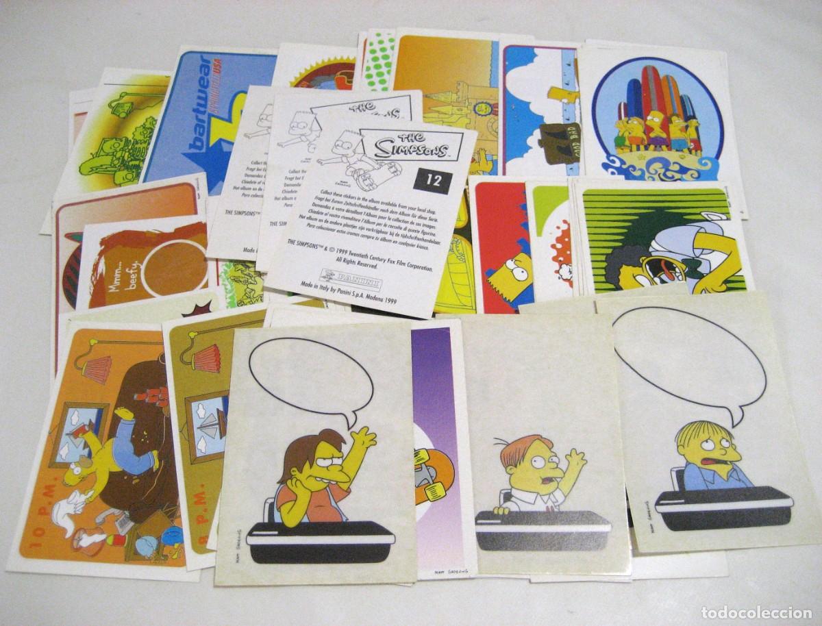 Coleccionismo cromos antiguos: LOTE DE 60 CROMOS SIMPSONS. PANINI, 1999. - Foto 1