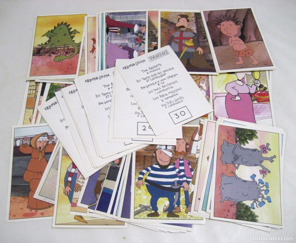 Coleccionismo cromos antiguos: LOTE DE 95 CROMOS LAS TRES MELLIZAS Y COMPA&Ntilde;&Iacute;A.
