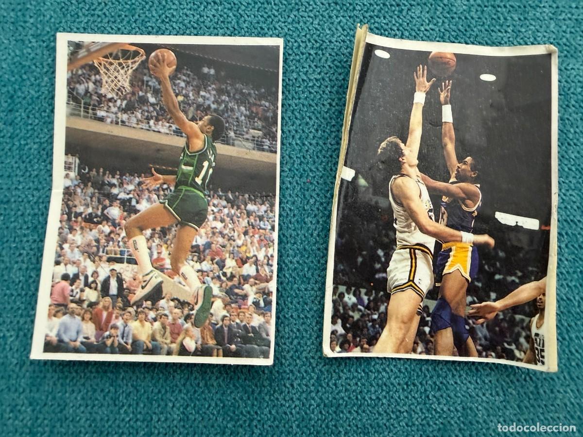 Colecionismo Cromos antigos: 2 cromos basket Panrico NBA