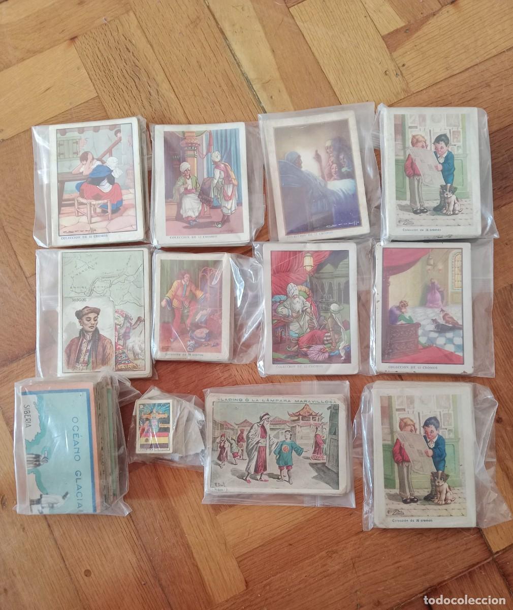 Coleccionismo cromos antiguos: 12 colecciones Cromos chocolates COMPLETAS