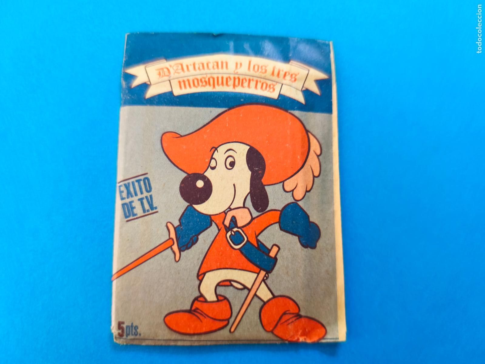 Coleccionismo cromos antiguos: SOBRE DE CROMOS SIN ABRIR DE D&acute;ARTACAN Y LOS TRES MOSQUEPERROS DE LISEL