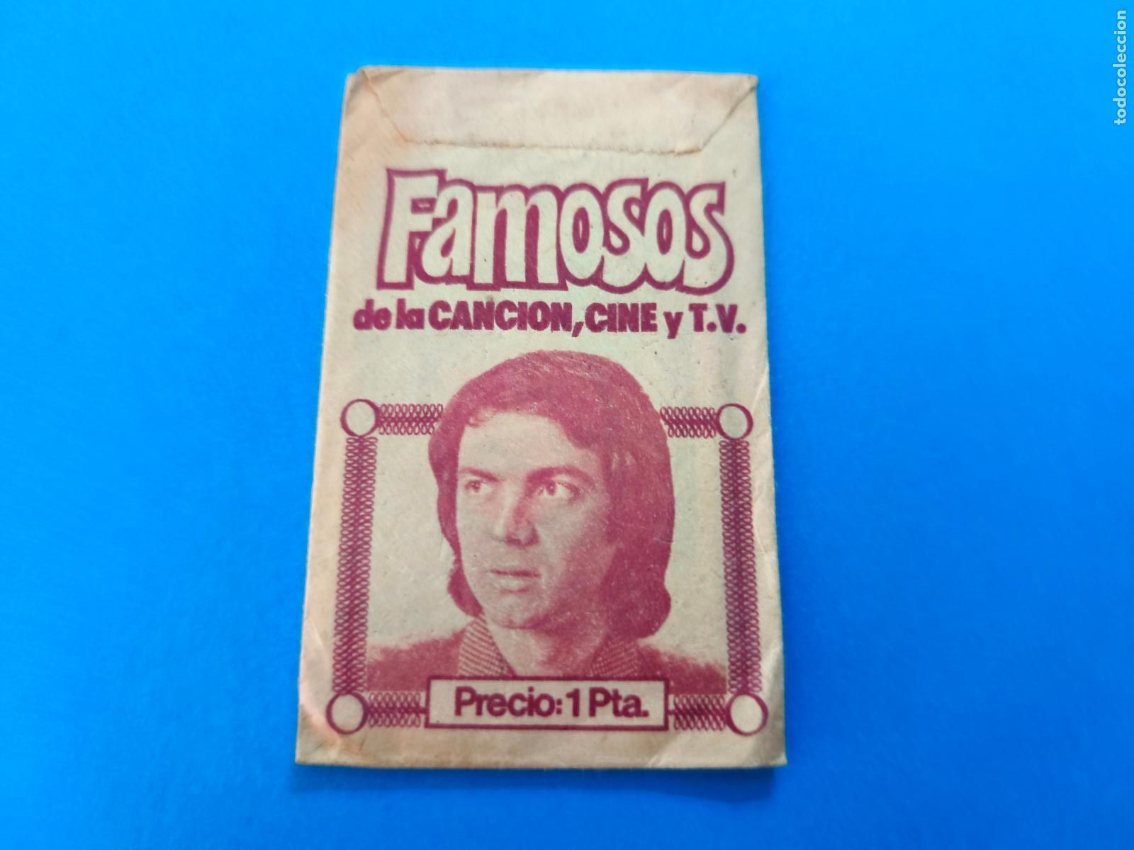Coleccionismo cromos antiguos: SOBRE DE CROMOS SIN ABRIR DE FAMOSOS DE LA CANCI&Oacute;N CINE Y T.V. DE ESTE