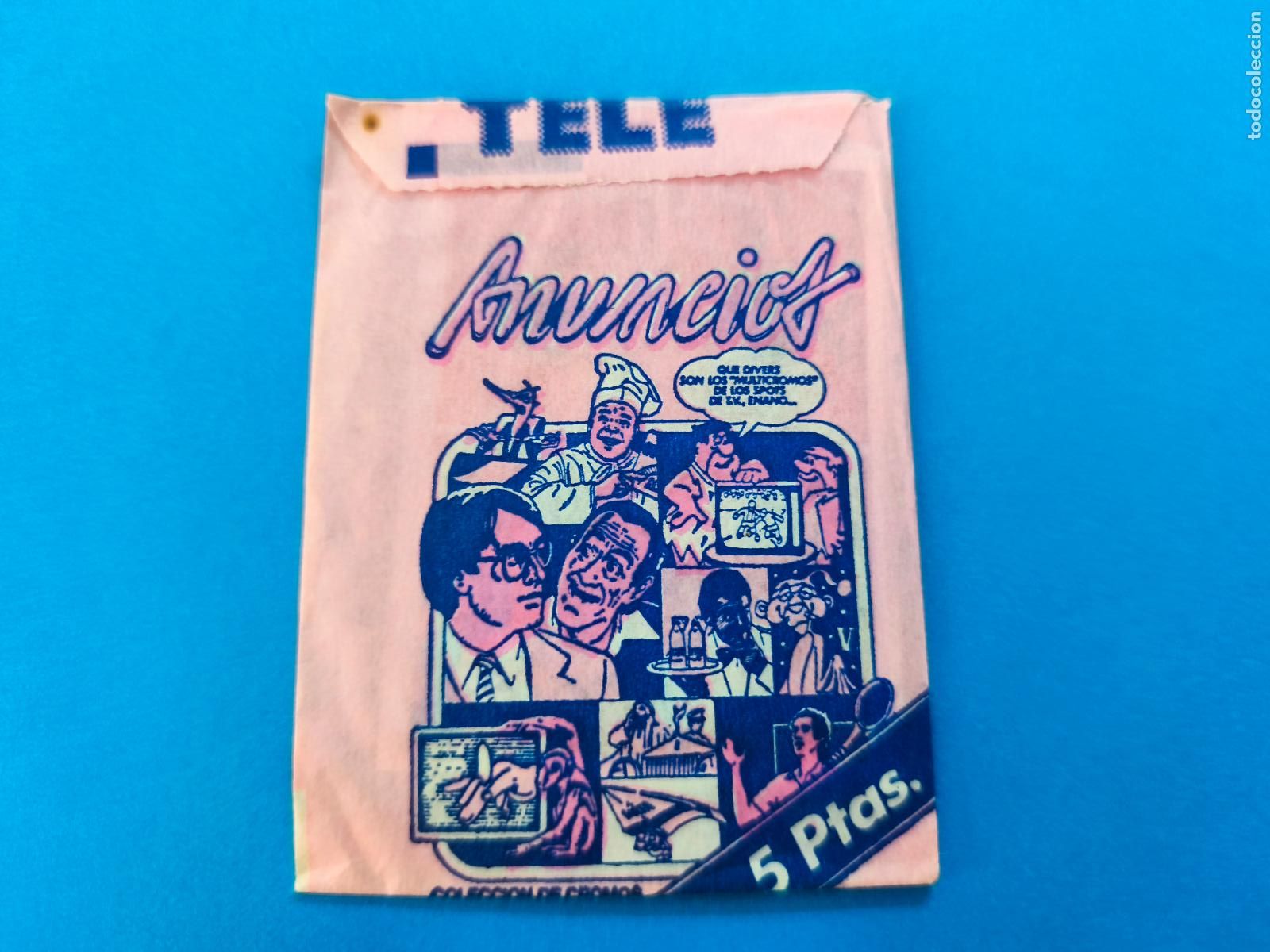 Coleccionismo cromos antiguos: SOBRE DE CROMOS SIN ABRIR DE TELE ANUNCIOS DE ESTE