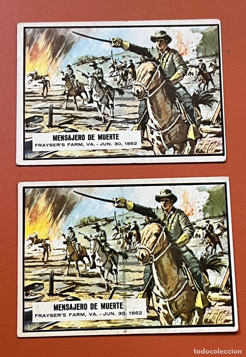 Coleccionismo cromos antiguos: SET COMPLETO DE ERRATA REVERSO DE CROMOS CIVIL WAR NEWS