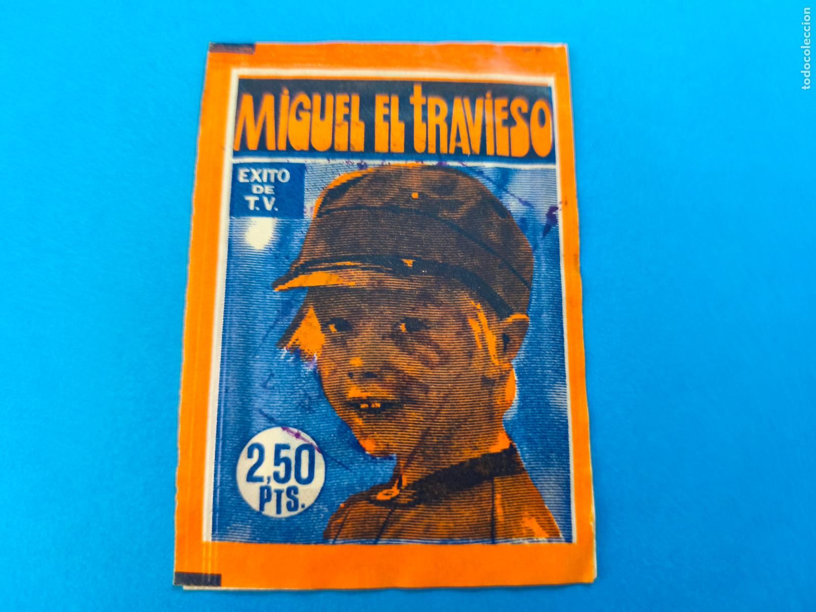 Collezionismo Figurine antiche: SOBRE DE CROMOS SIN ABRIR DE MIGUEL EL TRAVIESO DE FHER