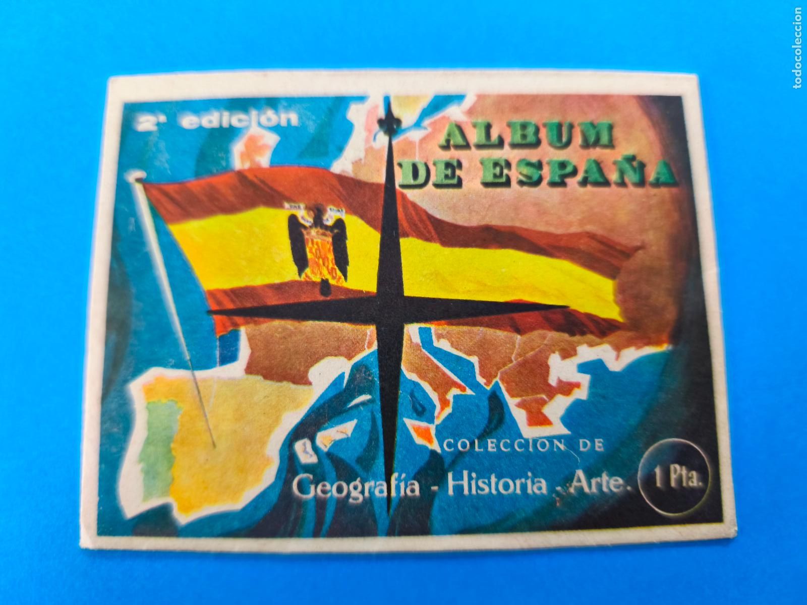 Coleccionismo cromos antiguos: SOBRE DE CROMOS SIN ABRIR DE ALBUM DE ESPA&Ntilde;A SEGUNDA EDICION DE ALES