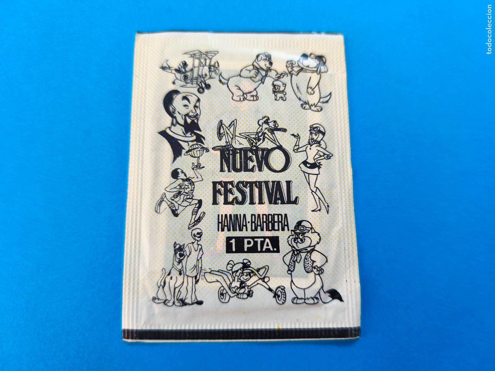 Coleccionismo cromos antiguos: SOBRE DE CROMOS SIN ABRIR DE NUEVO FESTIVAL HANNA BARBERA DE FHER