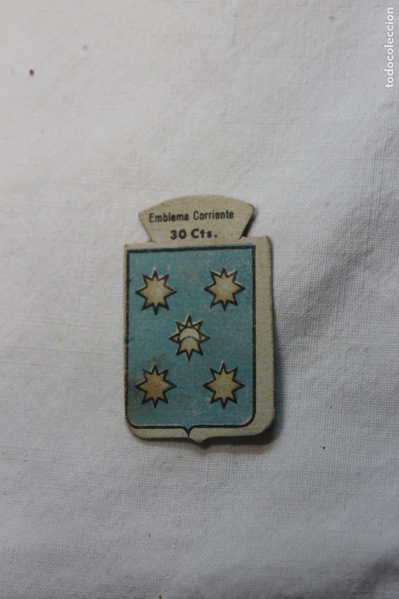 Collectable Antique Stickers: EMBLEMA AUXILIO SOCIAL VALLECILLO N&ordm; 60