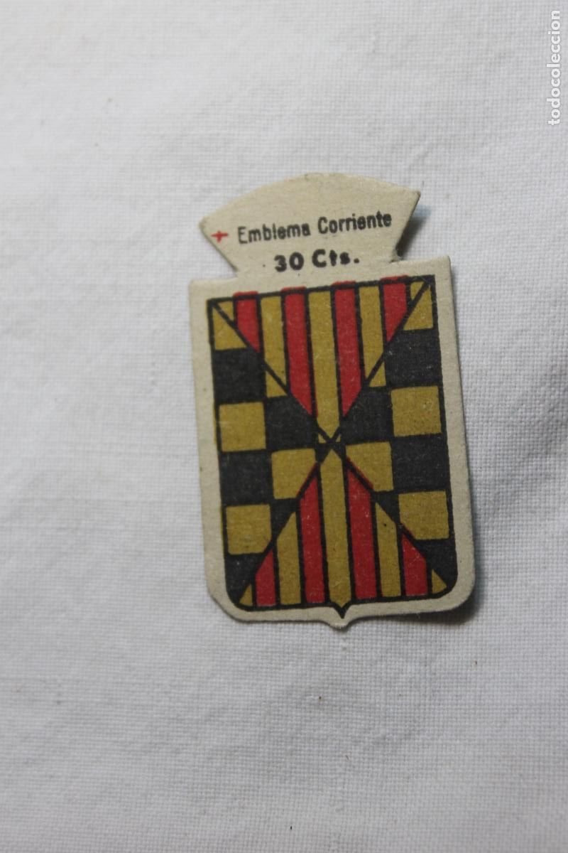 Collectable Antique Stickers: EMBLEMA AUXILIO SOCIAL URGEL N&ordm; 69