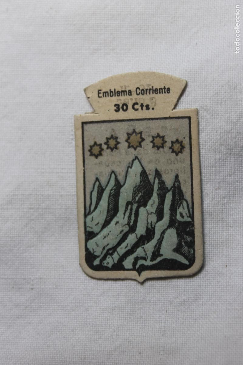 Sammeln alte Sammelbilder: EMBLEMA AUXILIO SOCIAL PE&Ntilde;A N&ordm; 52