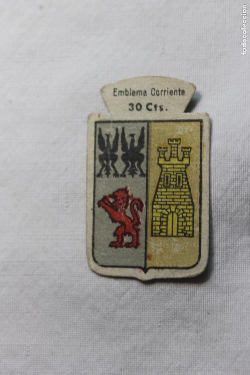 Coleccionismo cromos antiguos: EMBLEMA AUXILIO SOCIAL CACERES N&ordm; 98