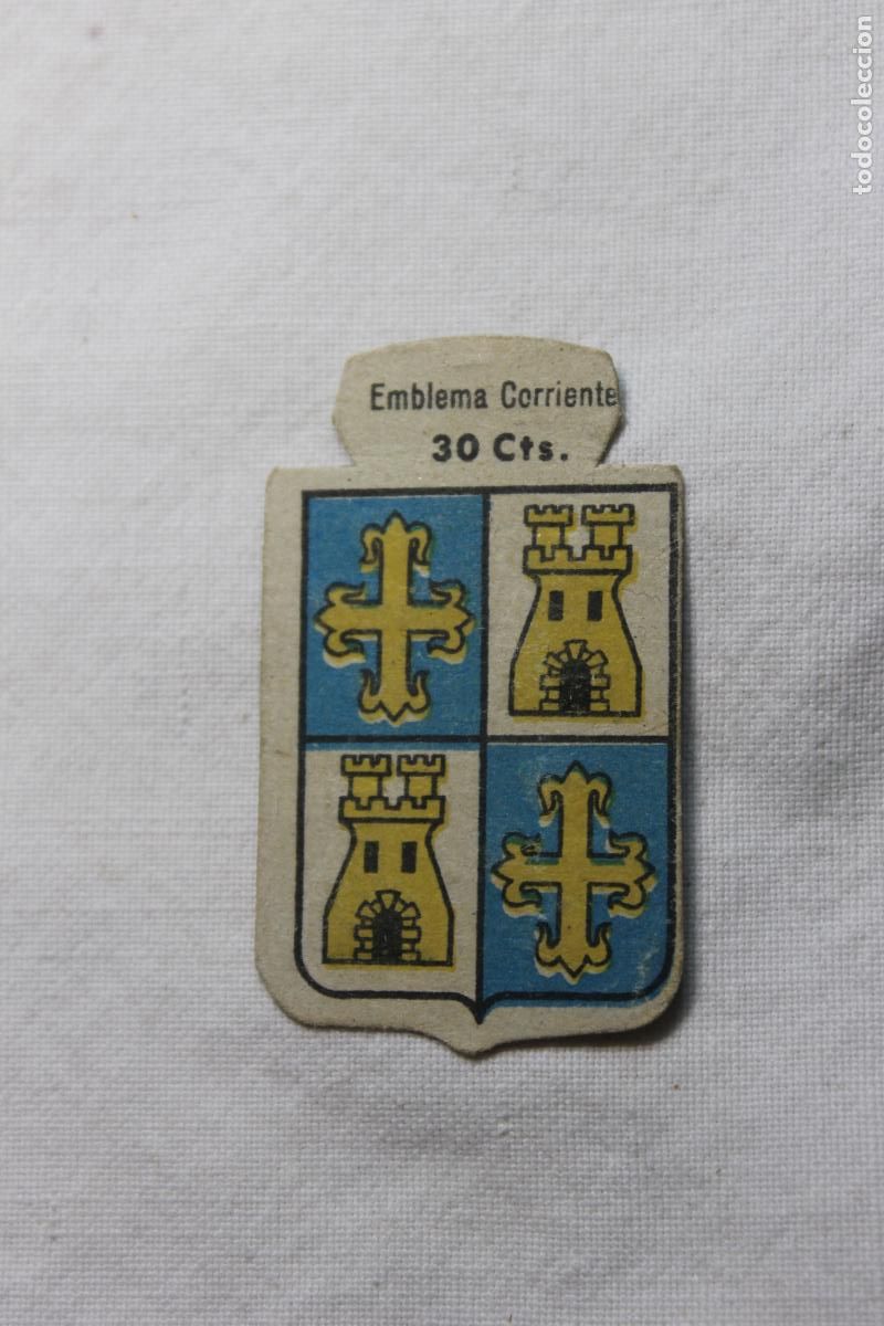 Coleccionismo cromos antiguos: EMBLEMA AUXILIO SOCIAL PALENCIA N&ordm; 97