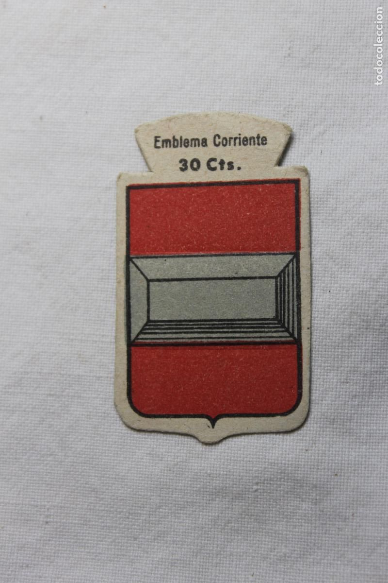 Coleccionismo cromos antiguos: EMBLEMA AUXILIO SOCIAL PUERTOLLANO N&ordm; 91
