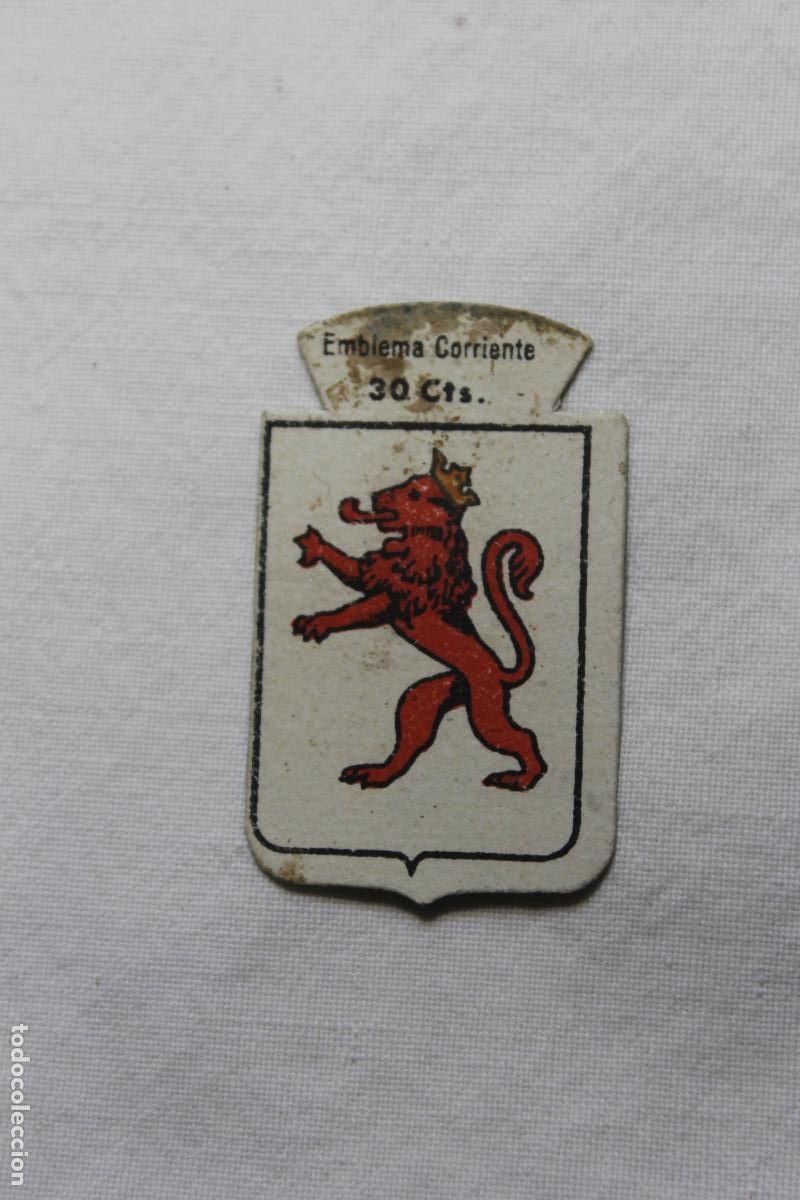 Sammeln alte Sammelbilder: EMBLEMA AUXILIO SOCIAL LEON N&ordm; 80