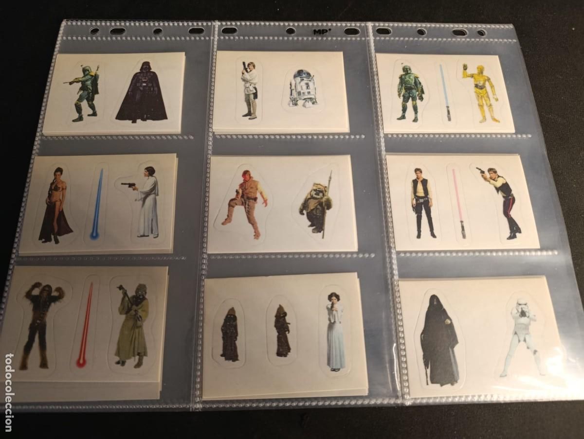 Coleccionismo cromos antiguos: 36 cromos Panini 1996 Star Wars - S 1 al S 36 son los 36 troquelados de la colecci&oacute;n