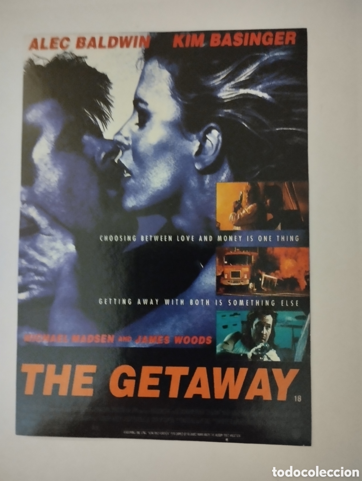 Collectable Antique Stickers: Minificha N1227 The Getaway (La Huida) - V.O.