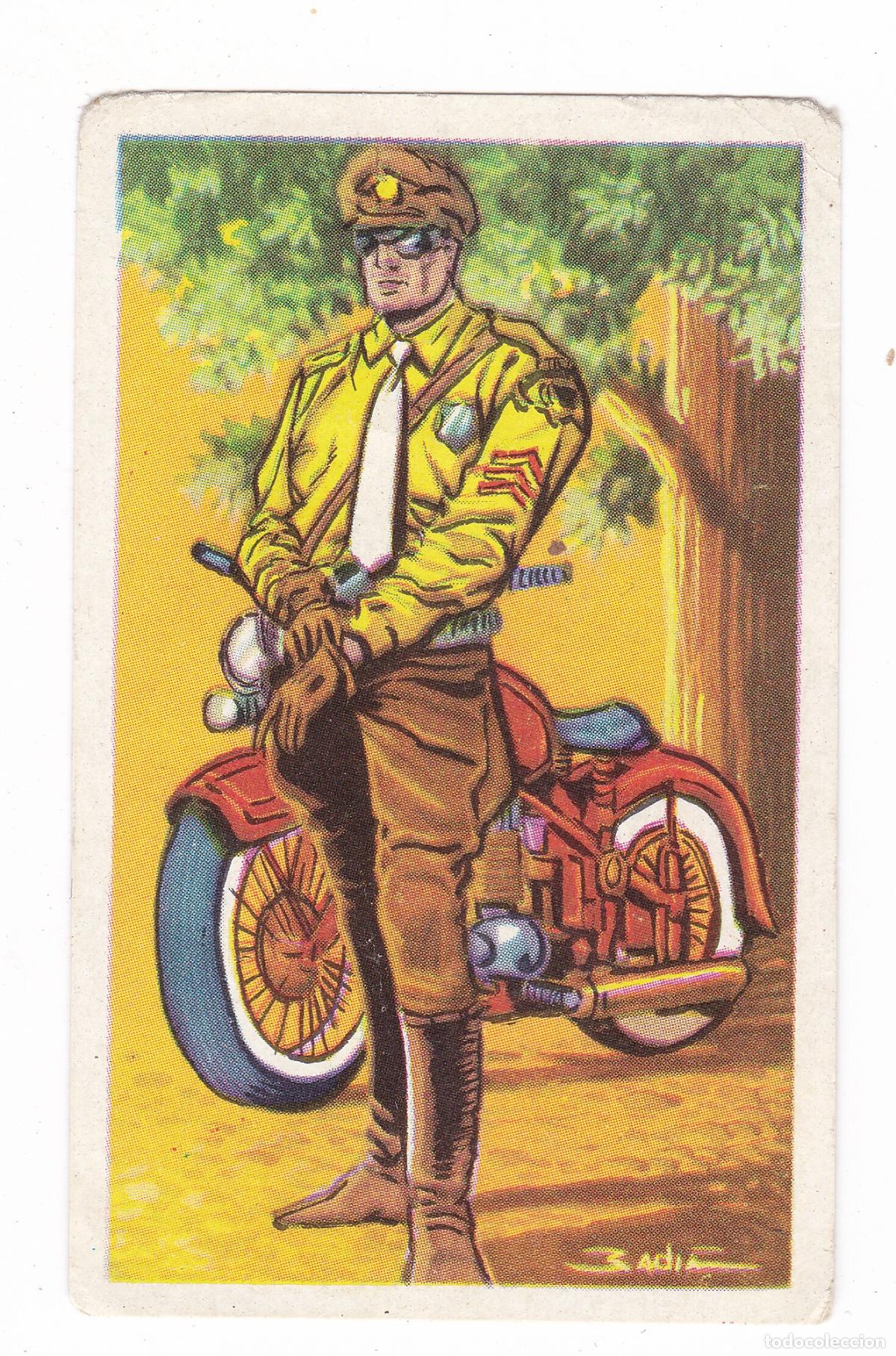 Collectable Antique Stickers: Soldados del siglo XX. Coleccion de cromos Ruiz Romero a&ntilde;o 1960. Cromo n&ordm; 107