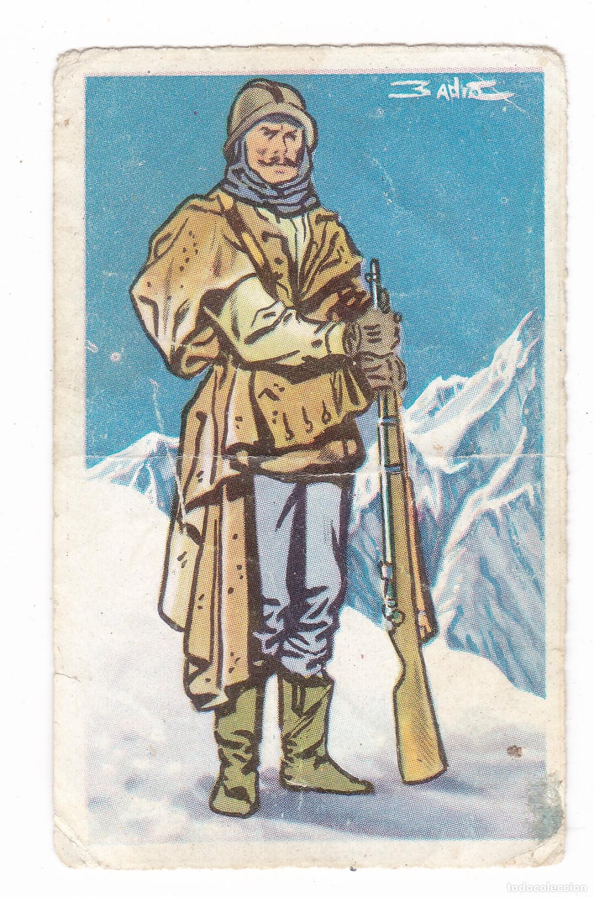 Coleccionismo cromos antiguos: Soldados del siglo XX. Colecci&oacute;n de cromos Ruiz Romero a&ntilde;o 1960. Cromo n&ordm; 40
