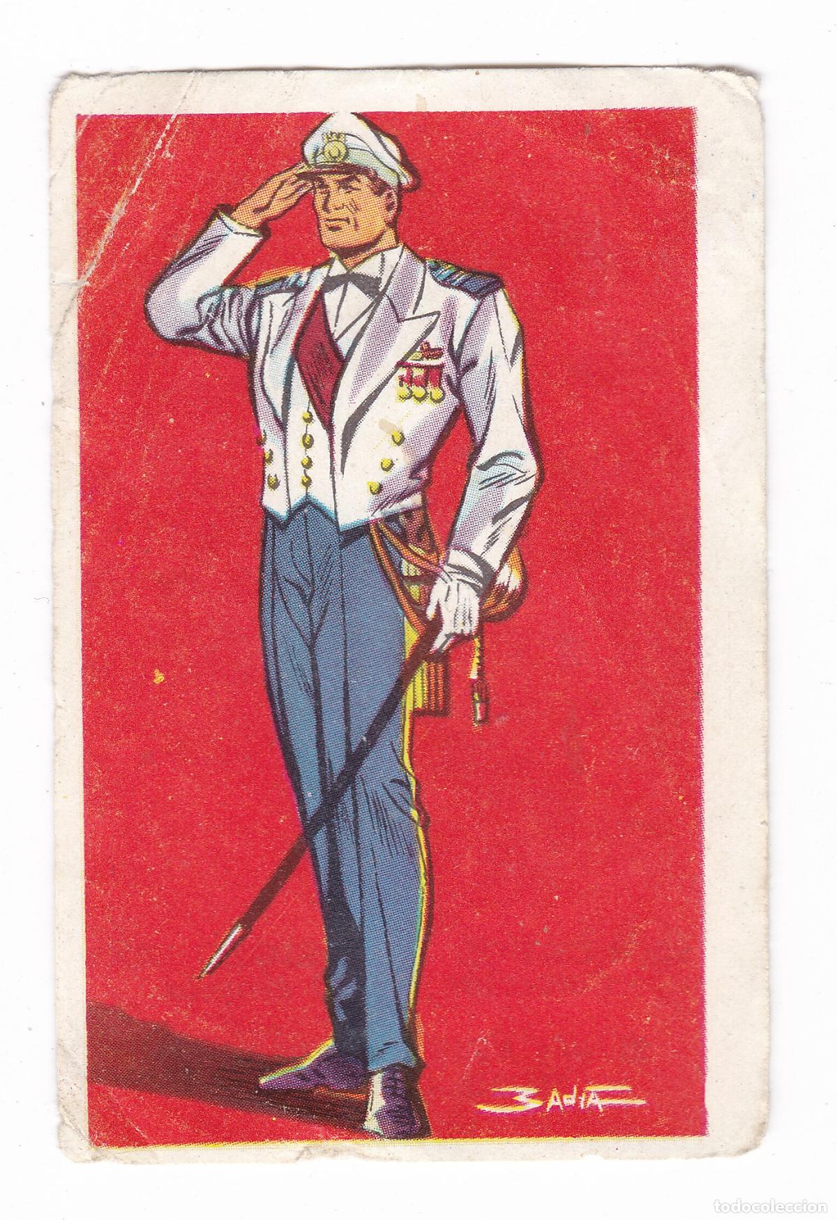 Coleccionismo cromos antiguos: Soldados del siglo XX. Colecci&oacute;n de cromos Ruiz Romero a&ntilde;o 1960. Cromo n&ordm; 91