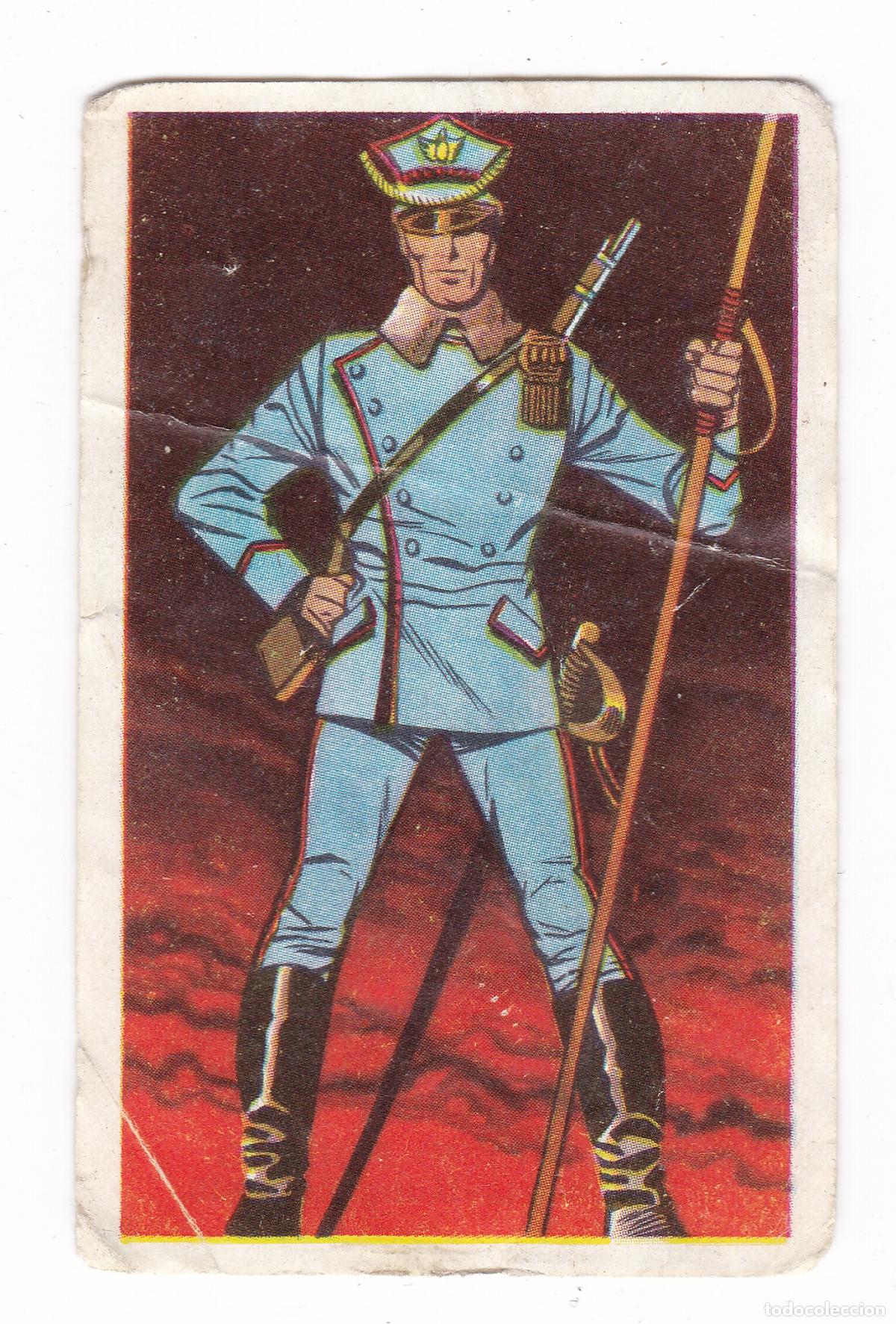 Coleccionismo cromos antiguos: Soldados del siglo XX. Colecci&oacute;n de cromos Ruiz Romero a&ntilde;o 1960. Cromo n&ordm; 26