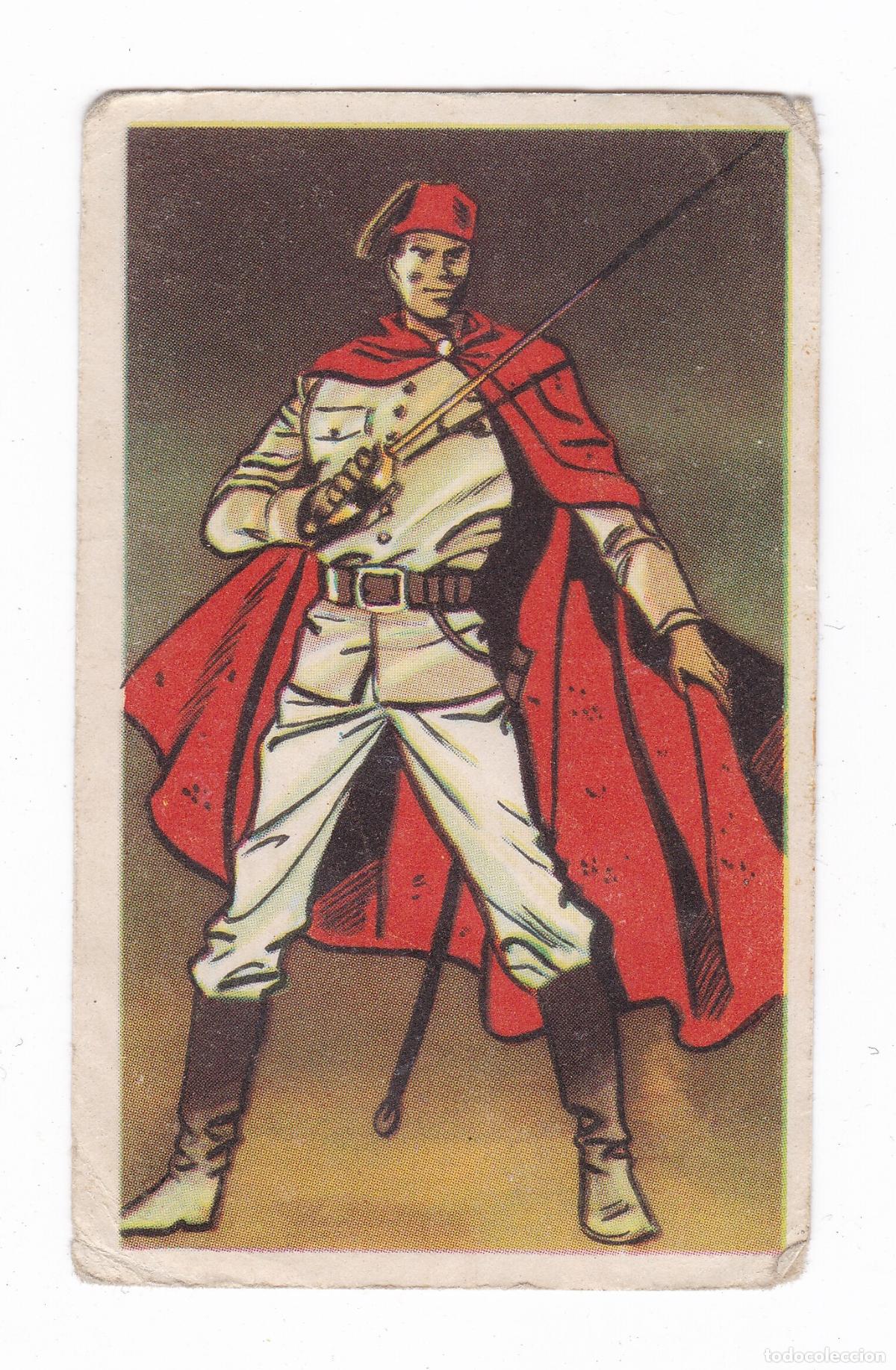 Coleccionismo cromos antiguos: Soldados del siglo XX. Colecci&oacute;n de cromos Ruiz Romero a&ntilde;o 1960. Cromo n&ordm; 70